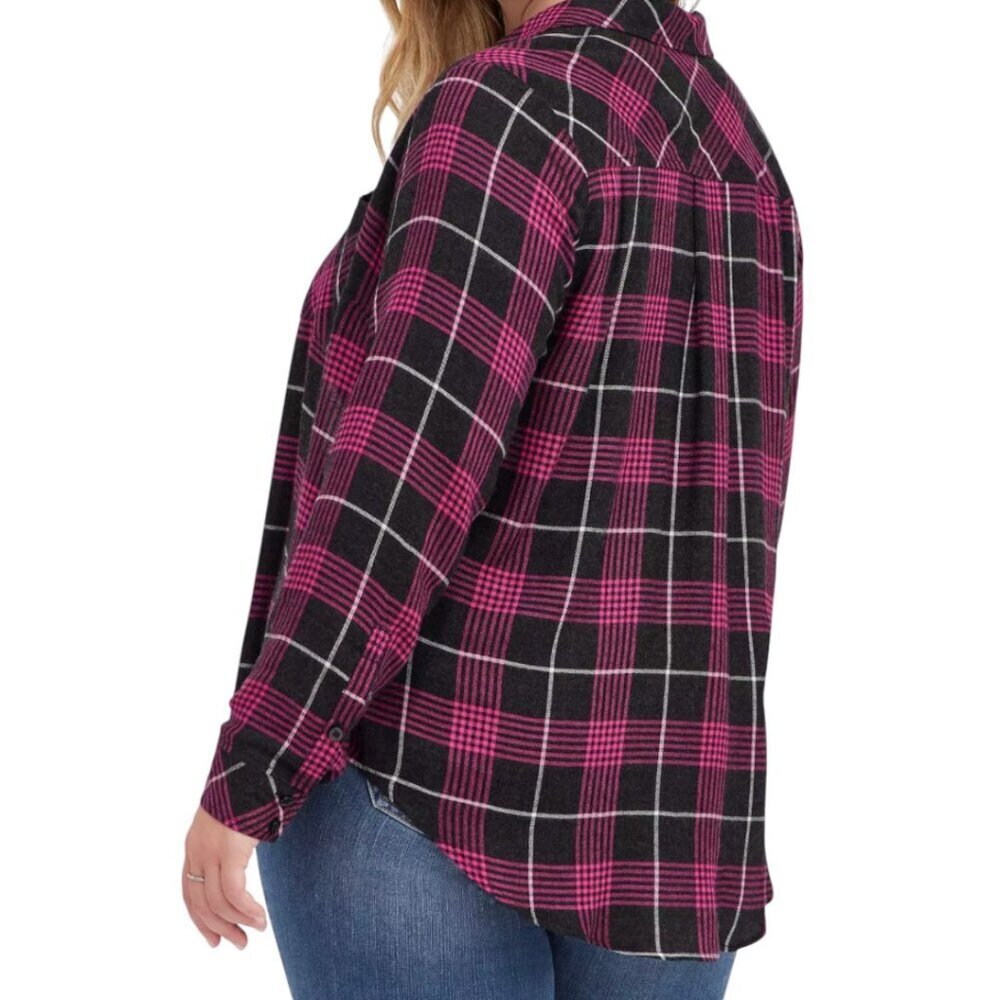 TORRID Lizzie Brushed Rayon Acrylic Button-Up Tunic Shirt I Size: 3XL - Picture 2 of 9